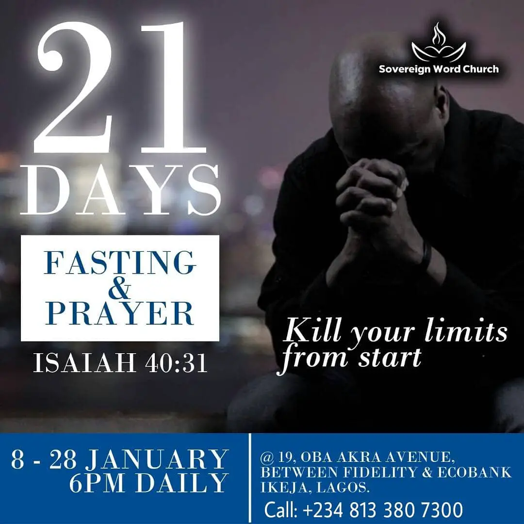 21 DAYS FASTING AND PRAYER