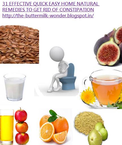 31 EFFECTIVE NATURAL HOME REMEDIES TO GET RID OF CONSTIPATION FAST AND ...