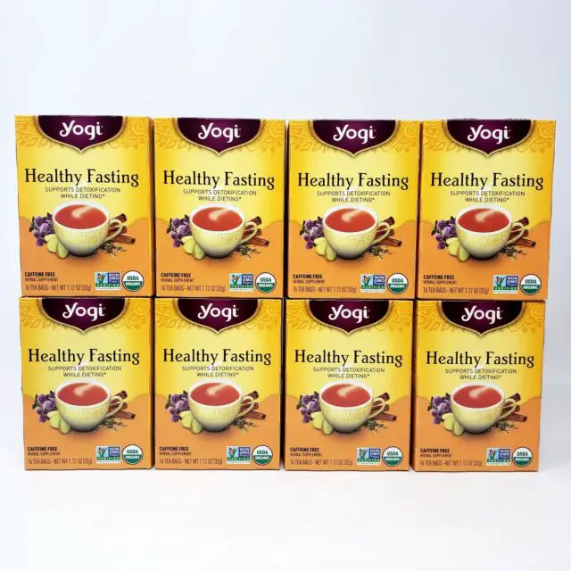 8 Boxes Yogi Tea Healthy Fasting Supports Detoxification Discontinued ...