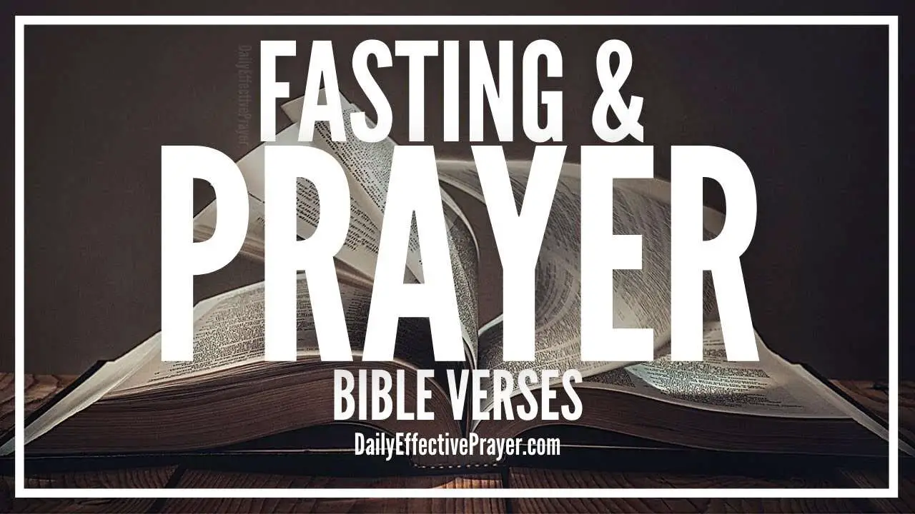 Bible Verses On Fasting and Prayer