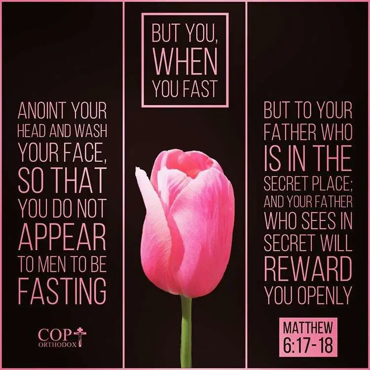 But you, when you fast, anoint your head and wash your ...