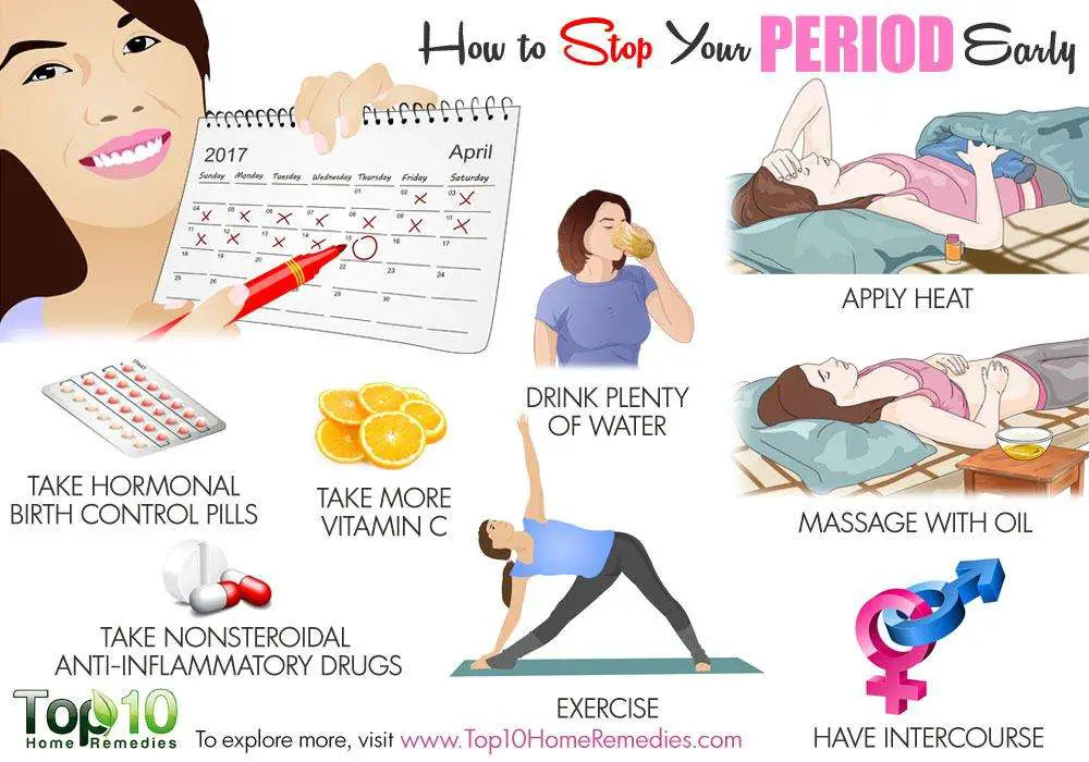 Comment arrêter votre période tôt