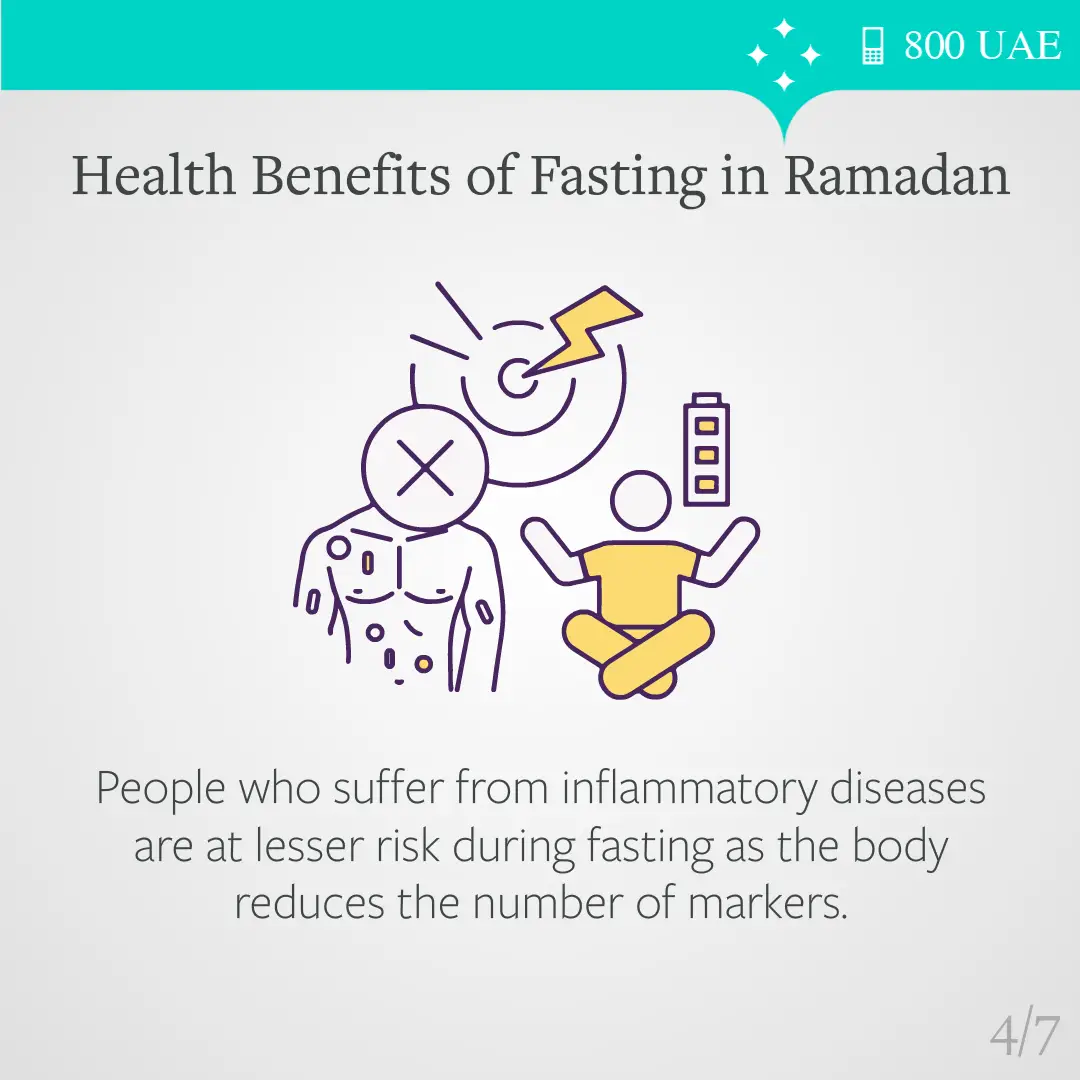 Health benefits of fasting in Ramadan