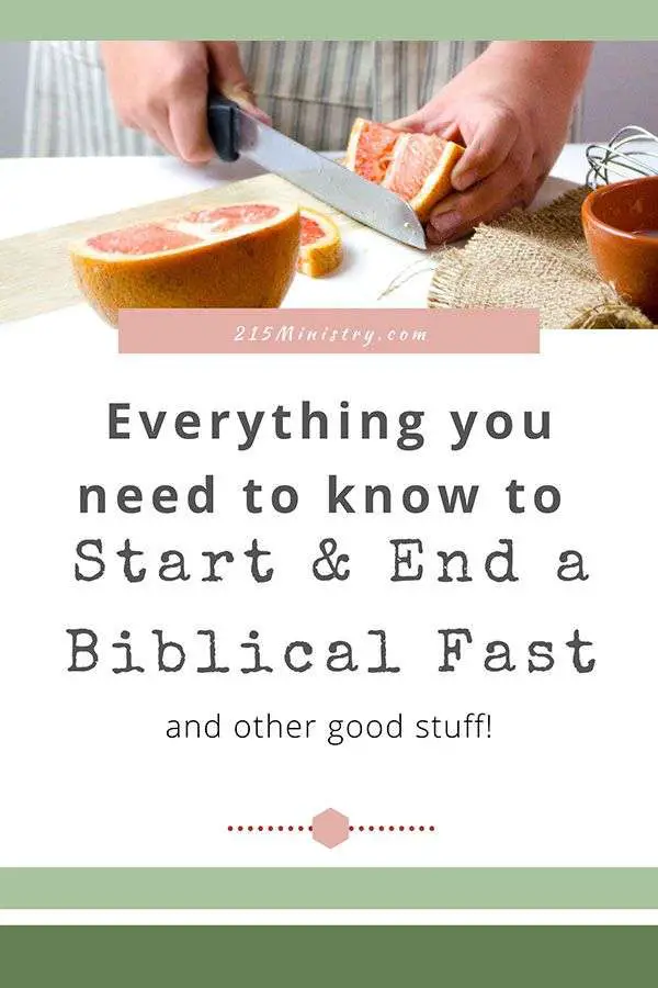 How to Start &  End a Biblical Fast Properly in 2020