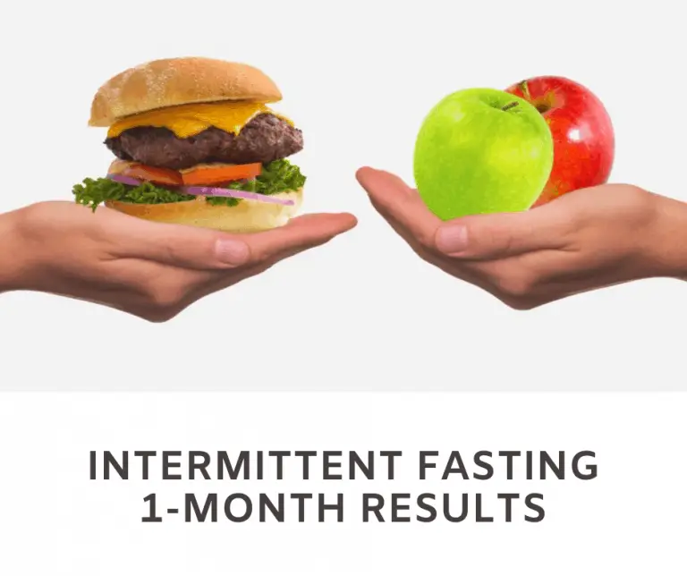 Intermittent Fasting One Month Results (With Photos)!