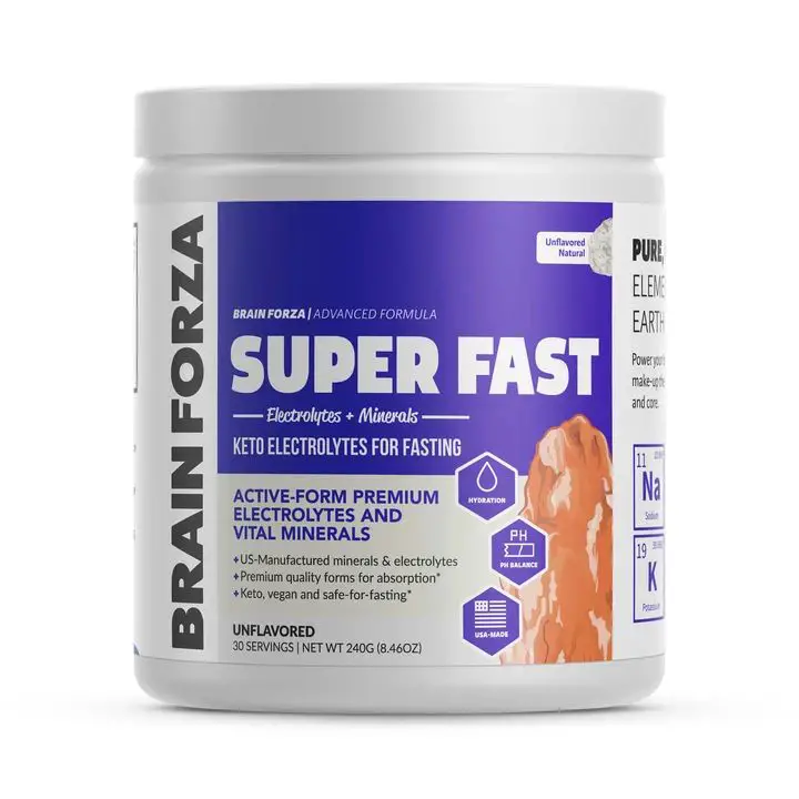 Super Fast Keto Electrolytes For Fasting, 30 Servings