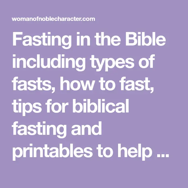 What You Should Know About Fasting in the Bible in 2020
